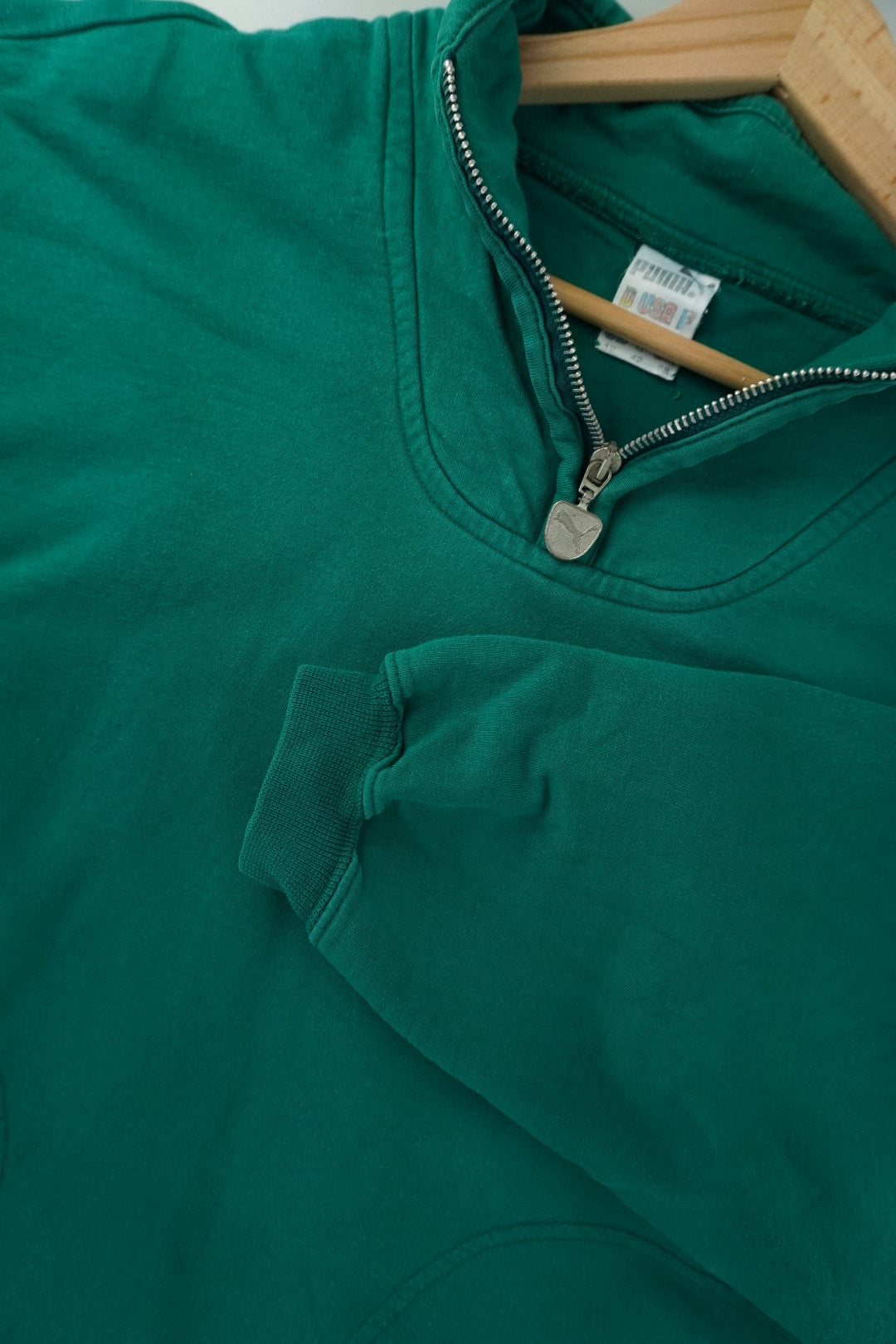 90s Puma Sweatshirt Green M