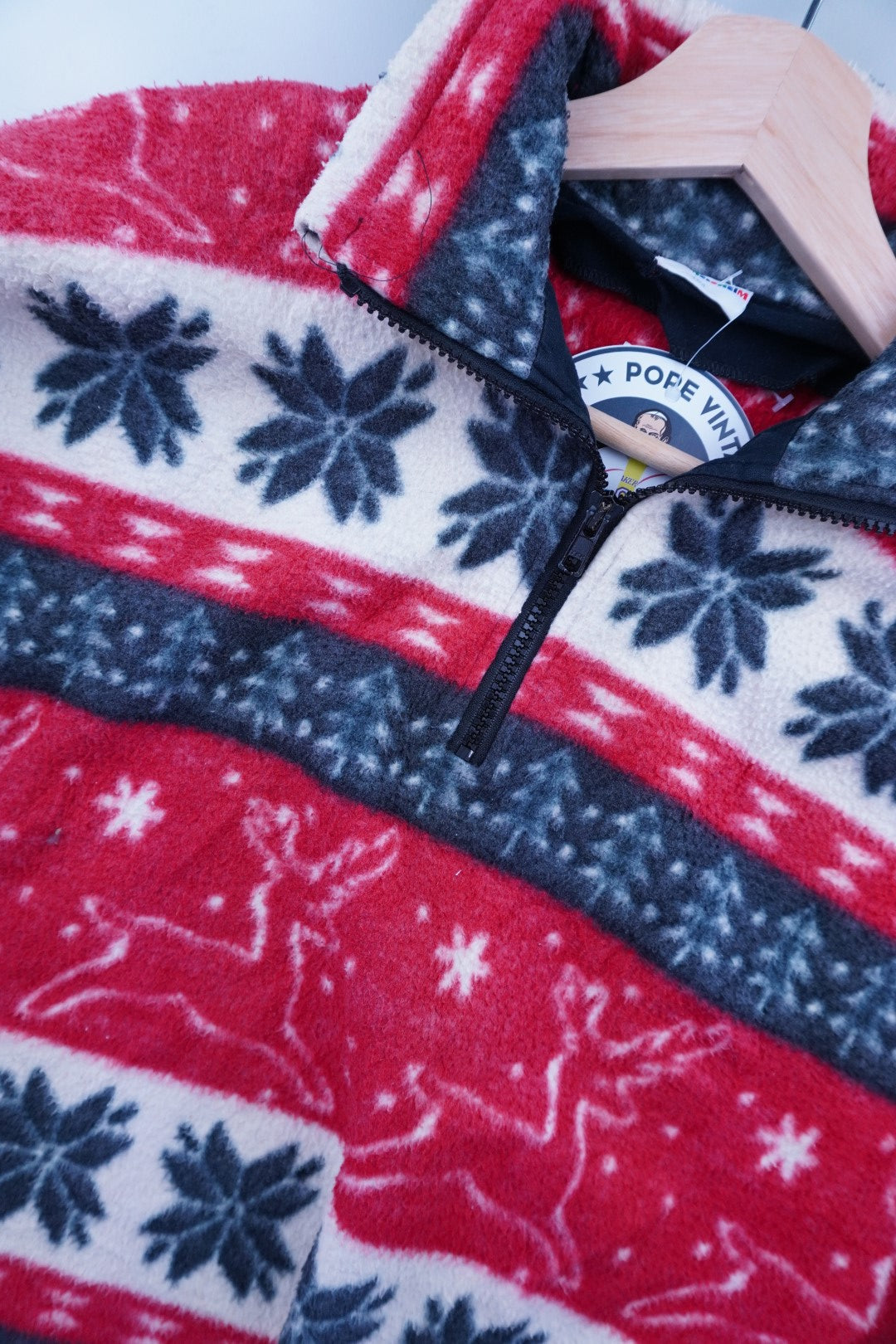 90s Unbranded Fleece Red L