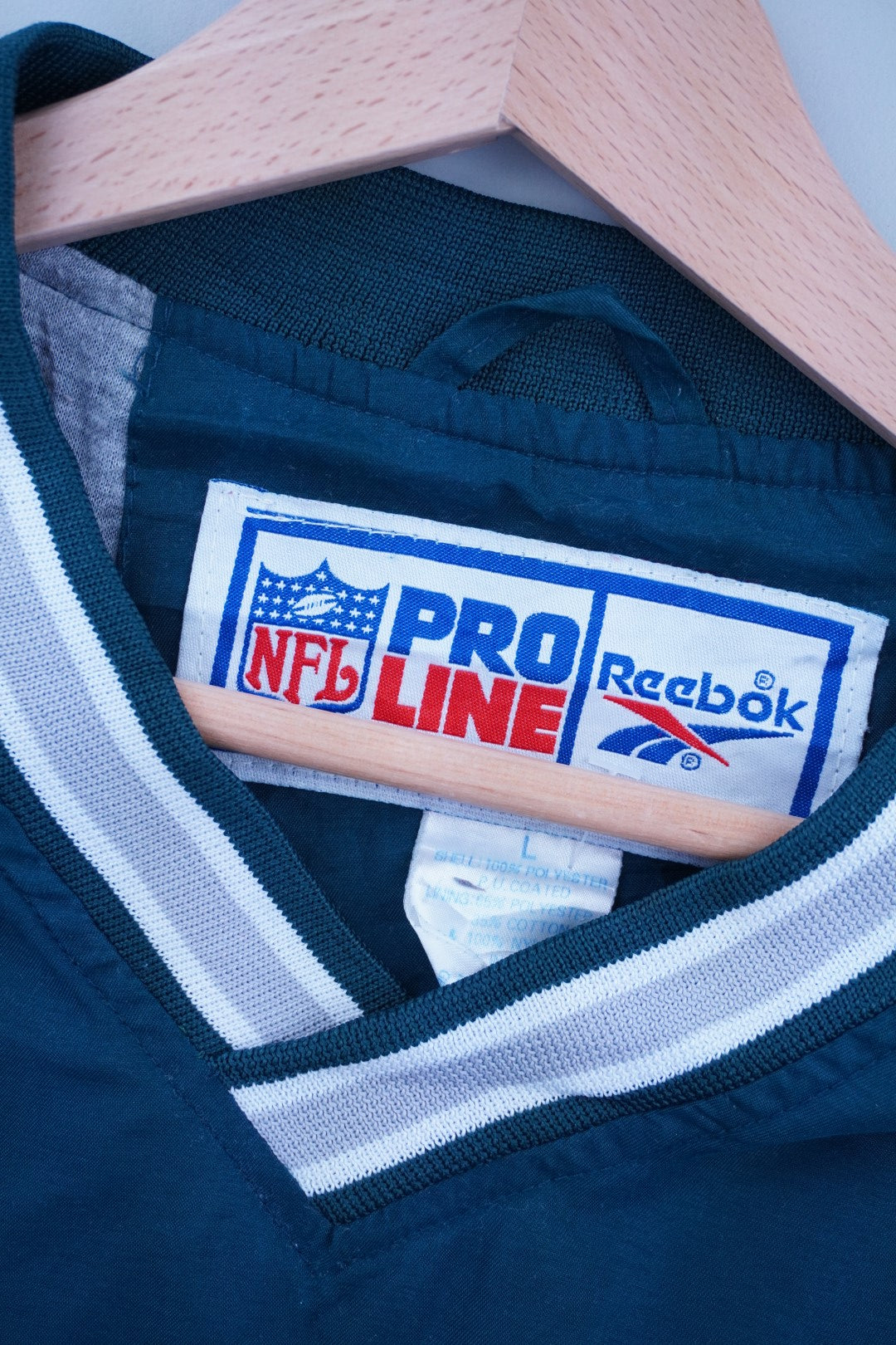 90s Reebok Philadelpia Eagles NFL Pullover Green L