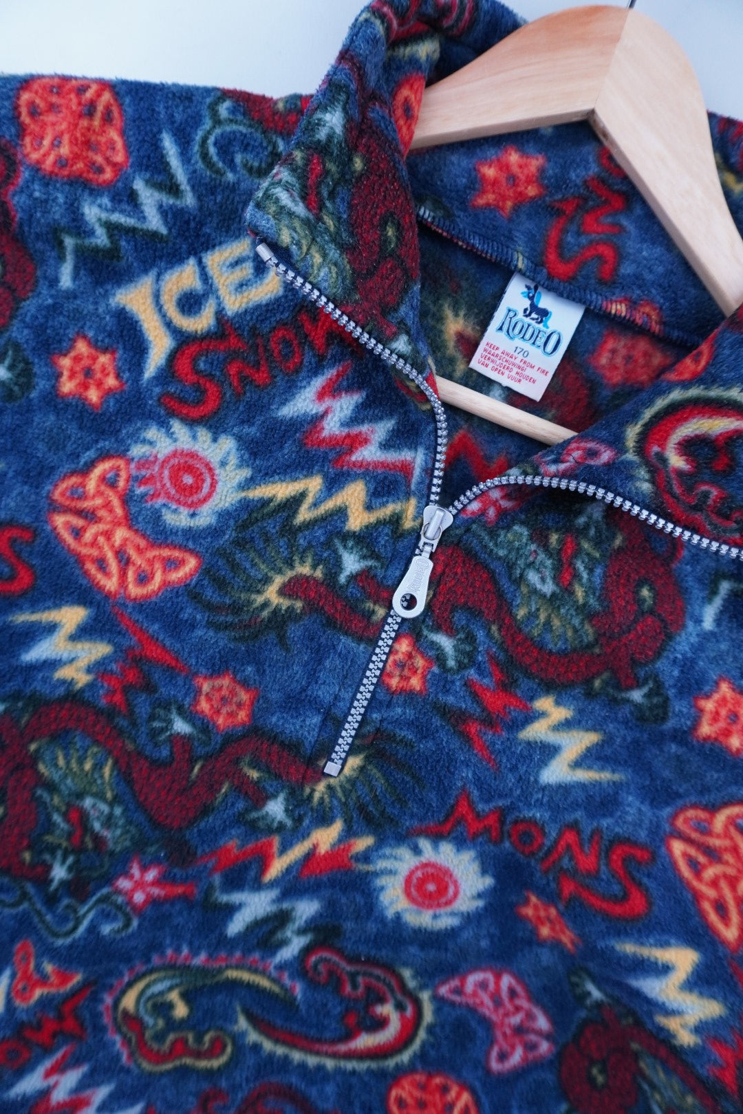 90s Rodeo Fleece Colorful M
