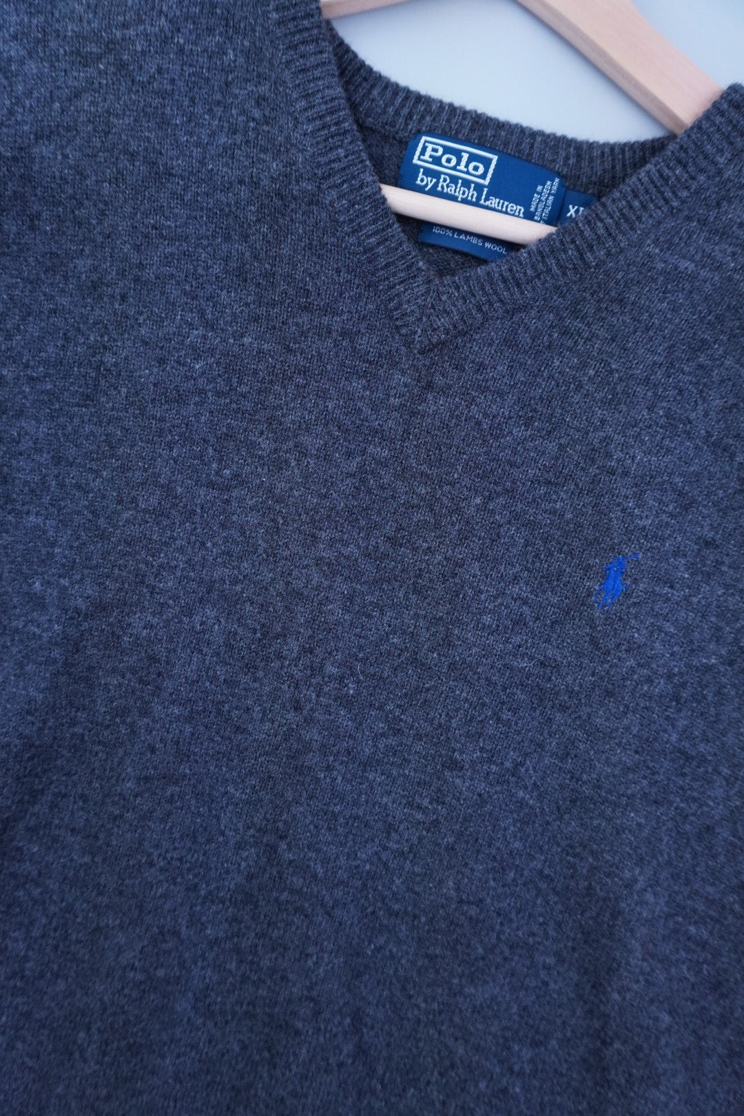 00s Polo Ralph Lauren Sweater Grey L