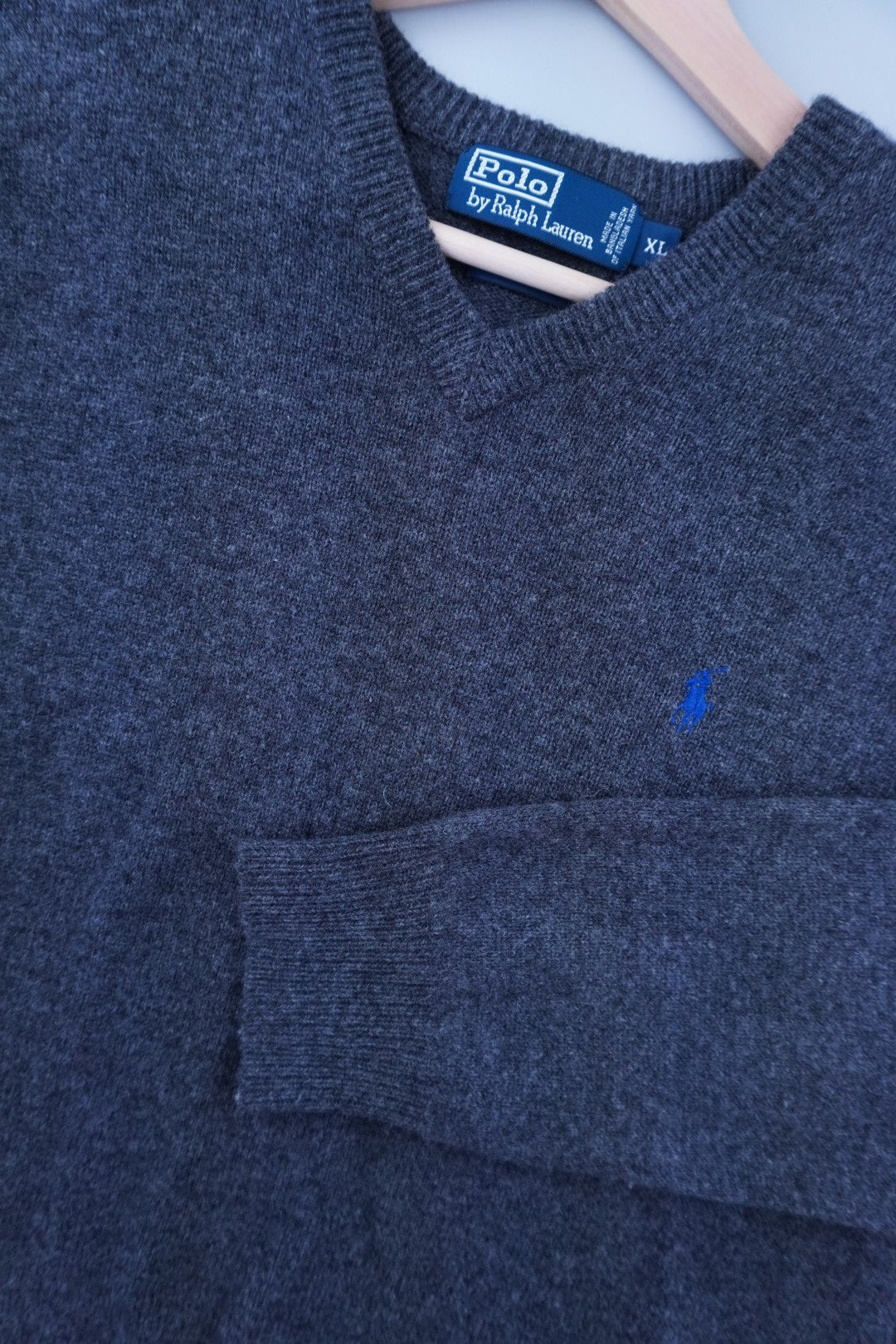 00s Polo Ralph Lauren Sweater Grey L