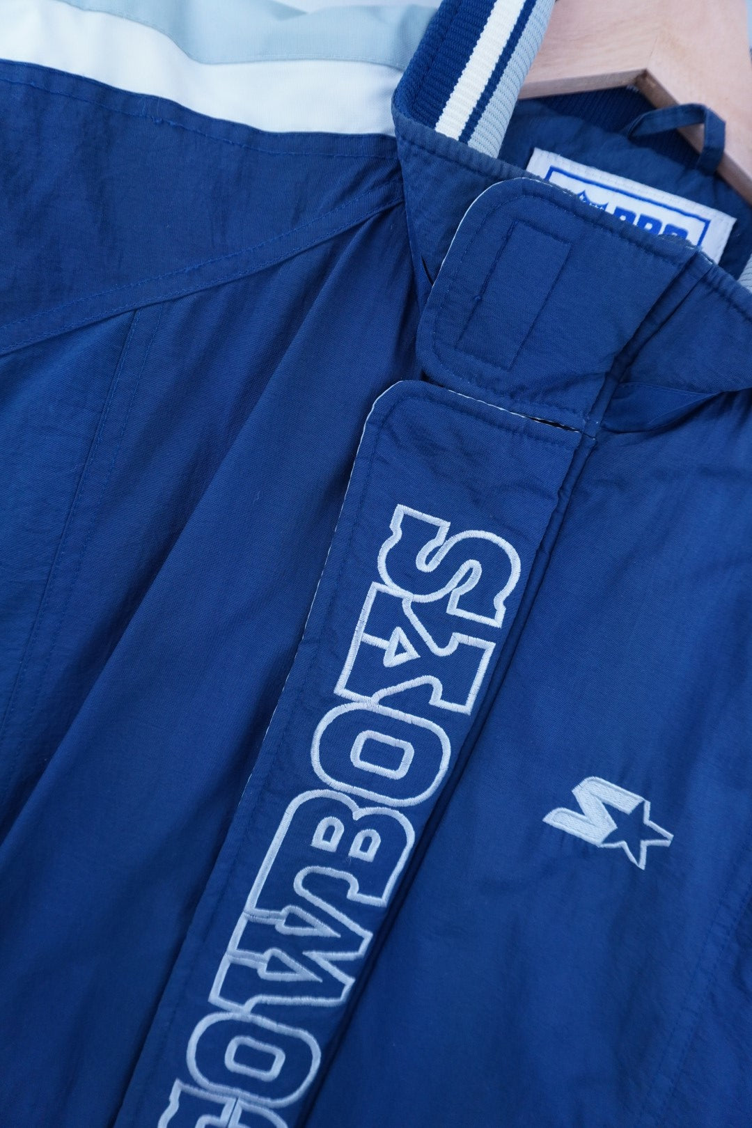 90s Starter Dallas Cowboys NFL Jacket Navy L