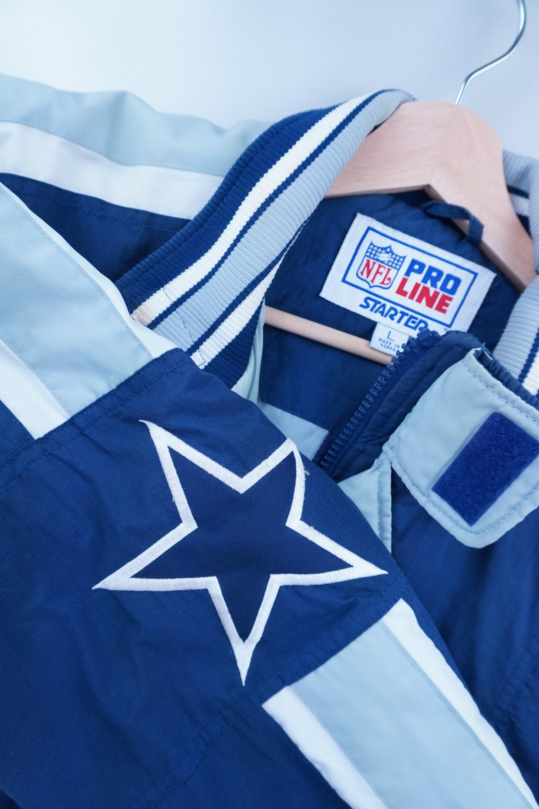 90s Starter Dallas Cowboys NFL Jacket Navy L
