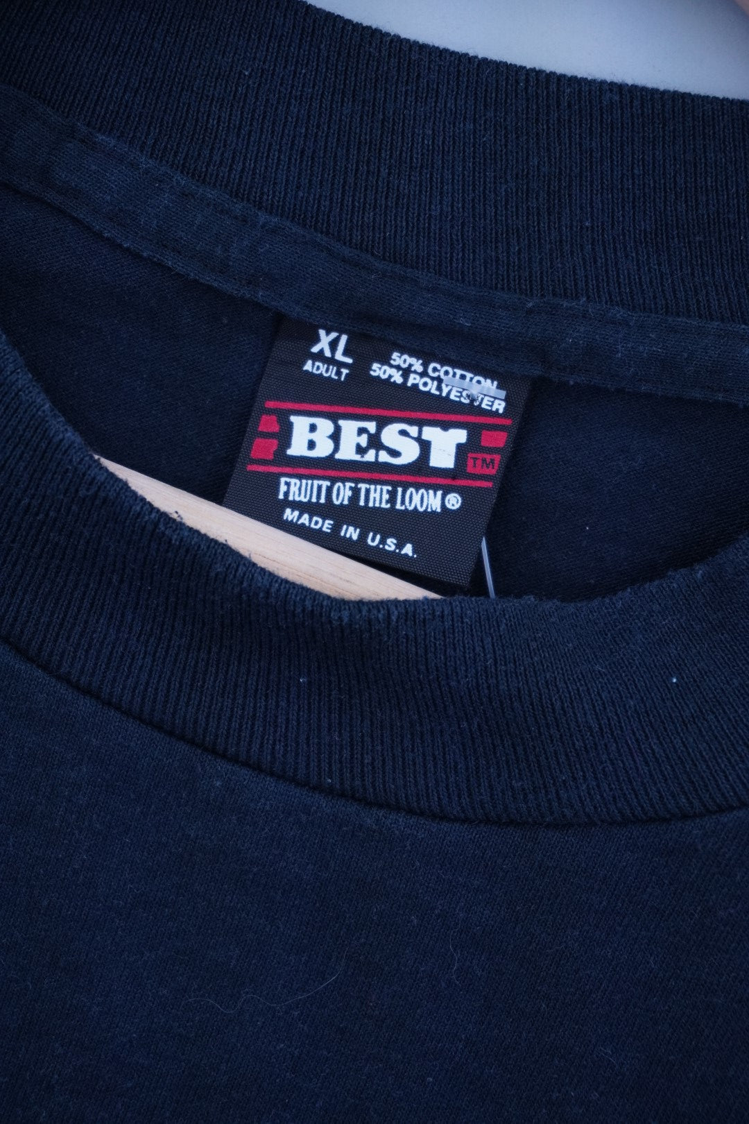 90s Screen Stars Las Vegas Tourist T-Shirt Black XL