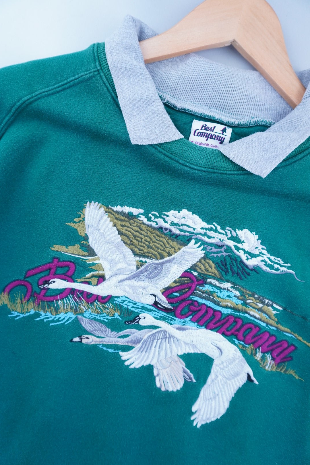 90s Best Company Sweatshirt Green S/M