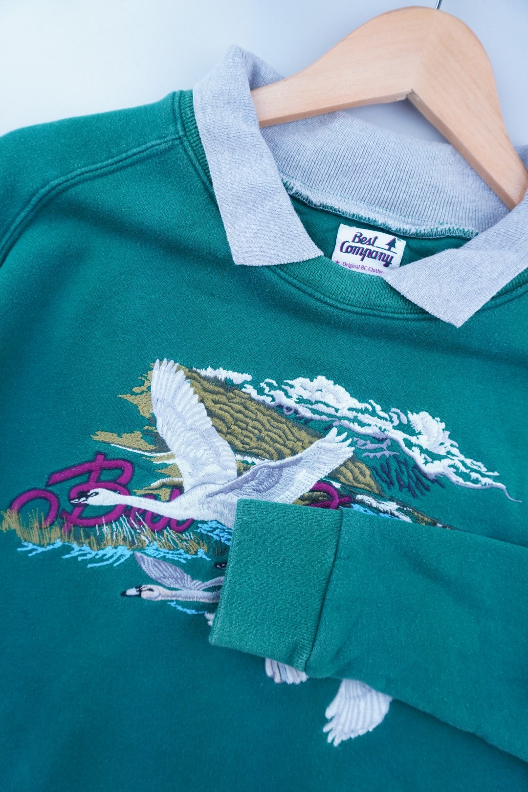 90s Best Company Sweatshirt Green S/M