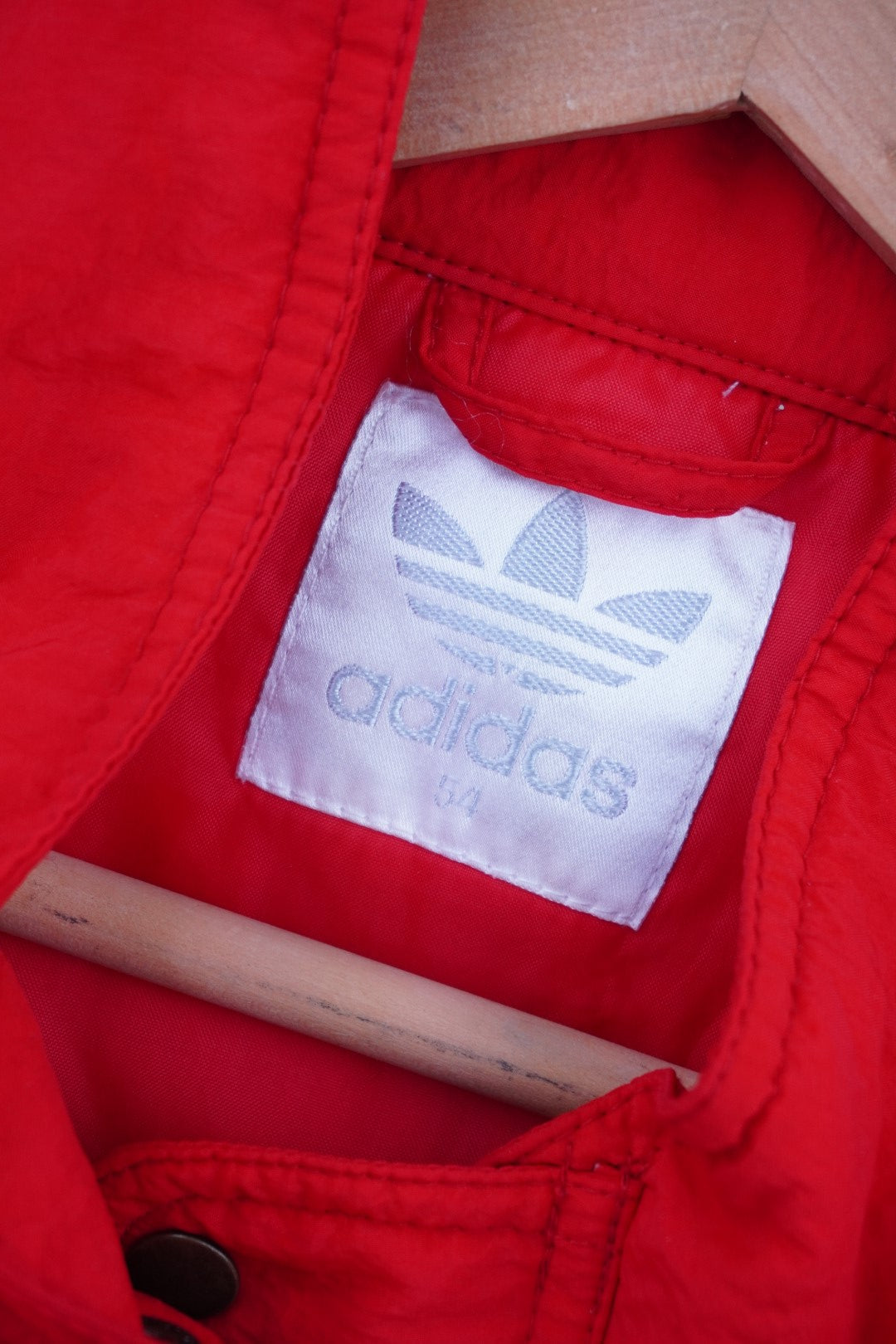 90s Adidas Vest Red XL