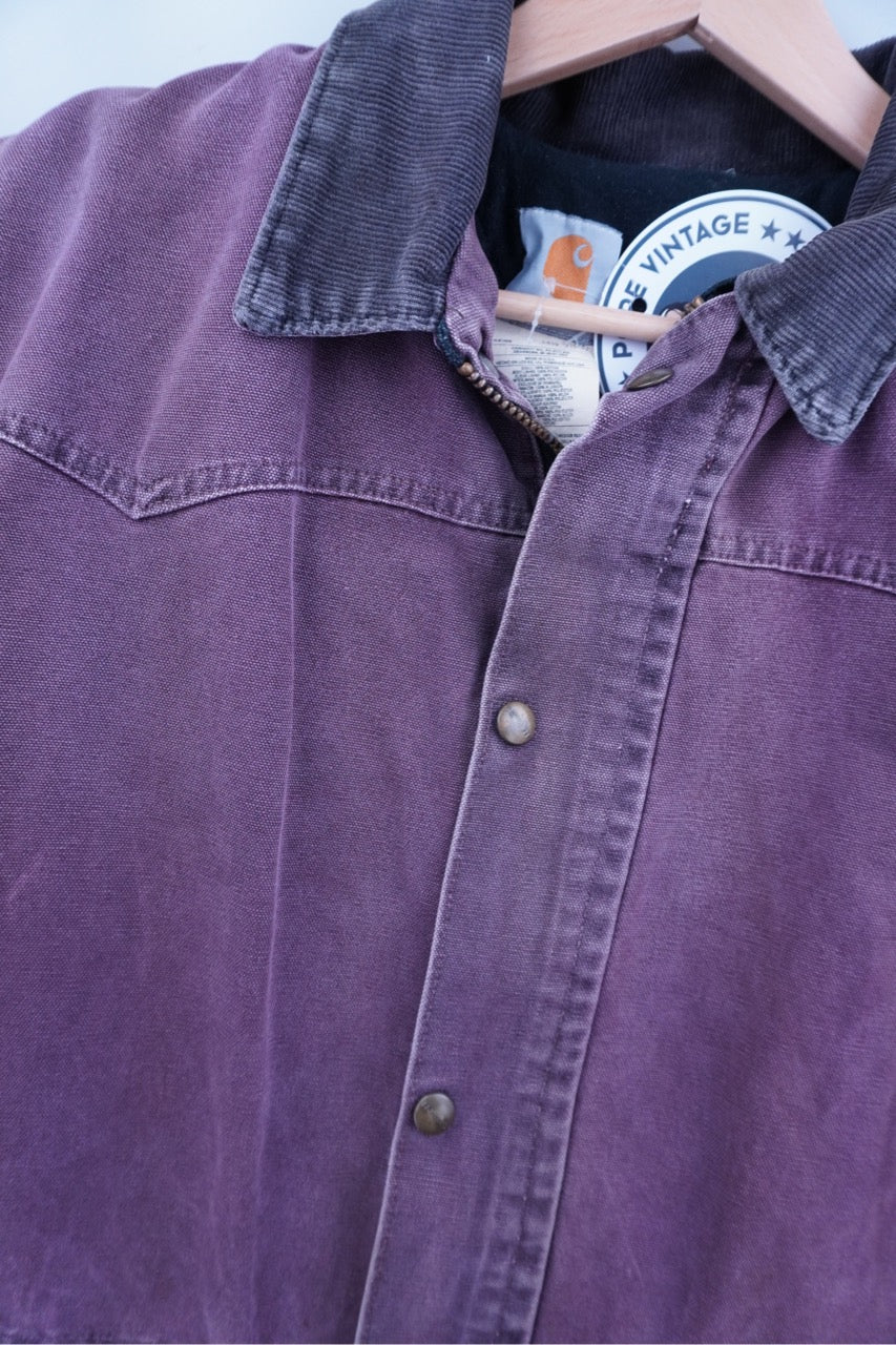 90s Carhartt Jacket Burgundy M/L