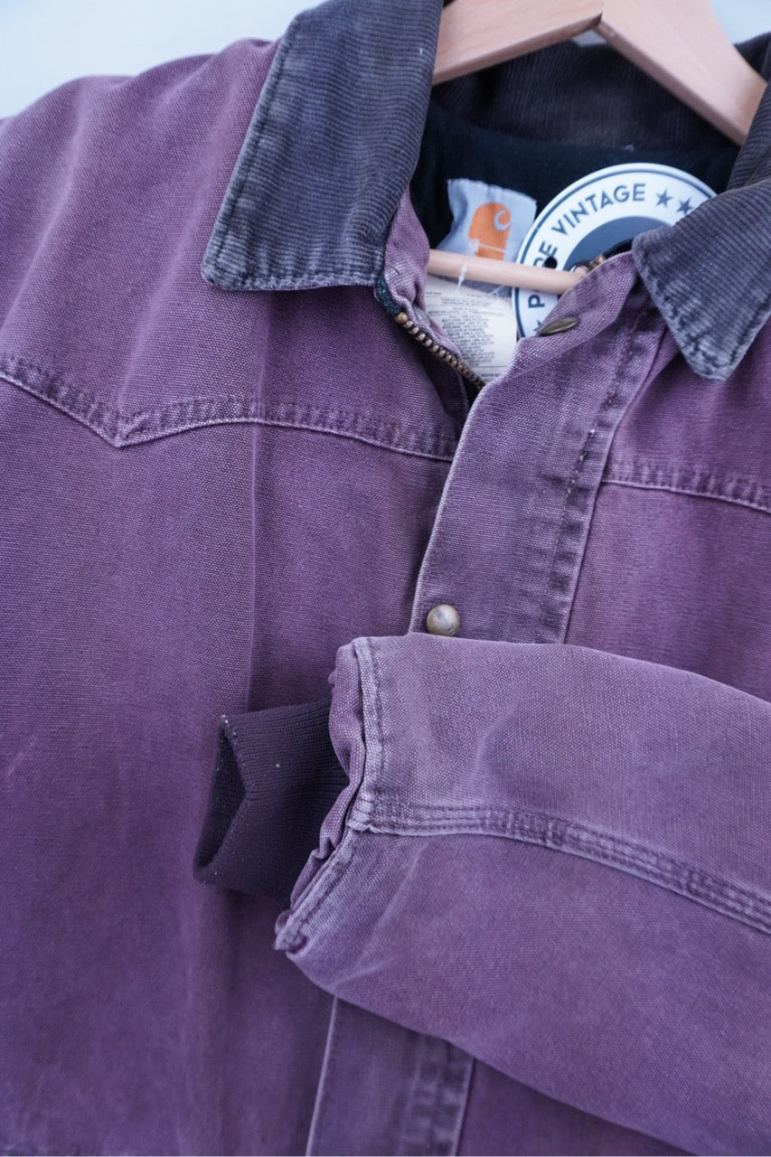 90s Carhartt Jacket Burgundy M/L