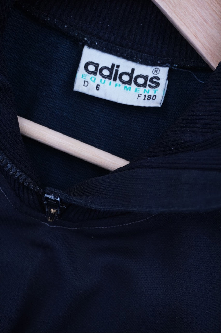 90s Adidas Equipment Sweatshirt Black Green M