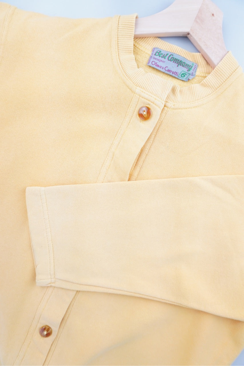 90s Best Company Sweatshirt Yellow M