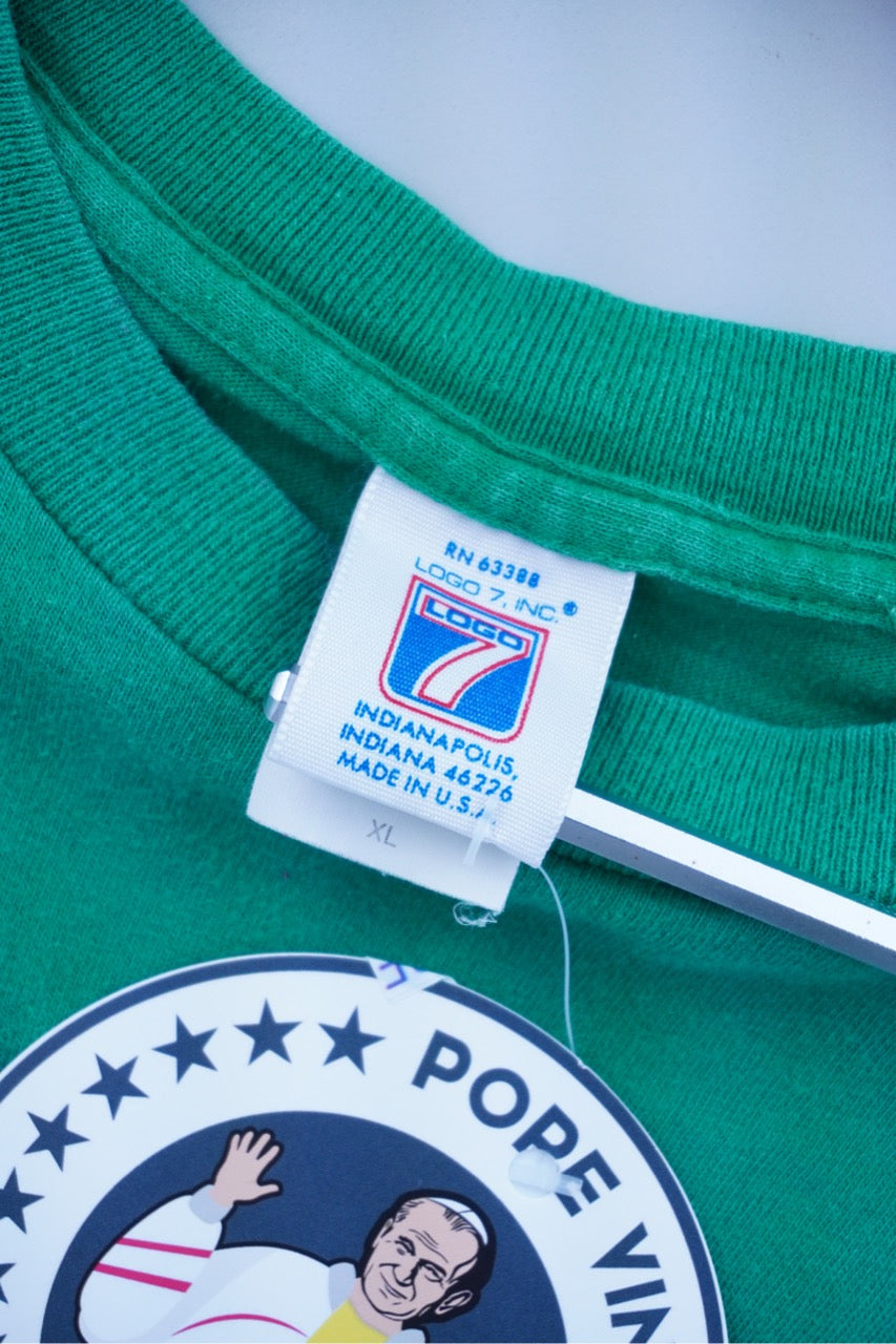90s Logo7 Philadelphia Eagles NFL T-Shirt Green L