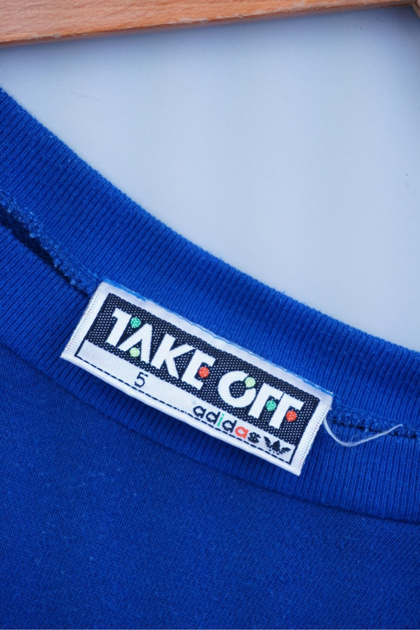 90s Adidas Takeoff Sweatshirt Blue S/M