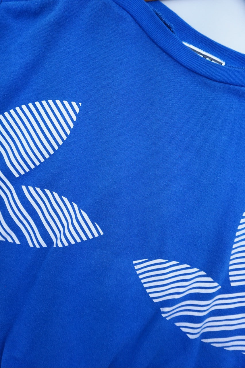 90s Adidas Takeoff Sweatshirt Blue S/M