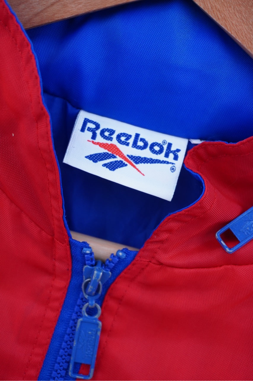 90s Reebok Utility Vest Red Blue M/L