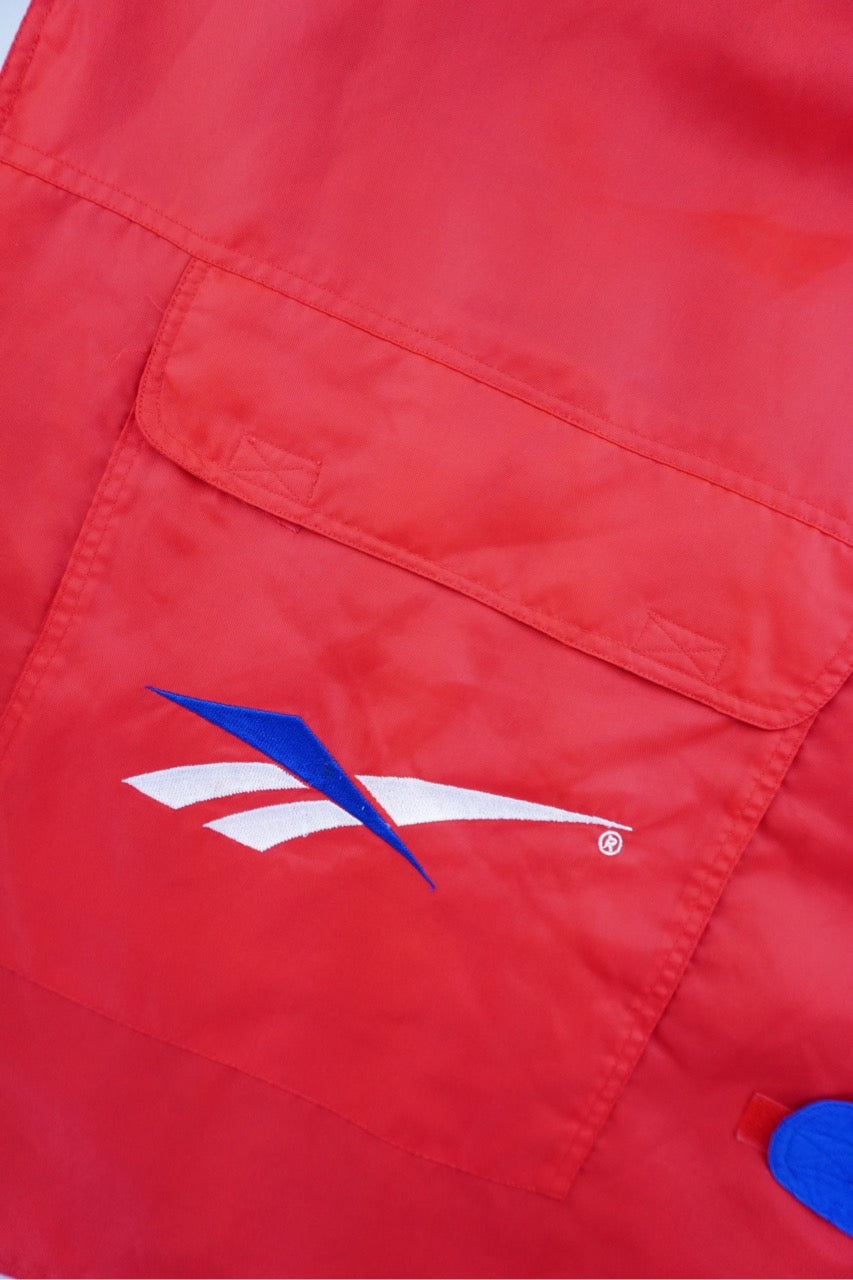 90s Reebok Utility Vest Red Blue M/L