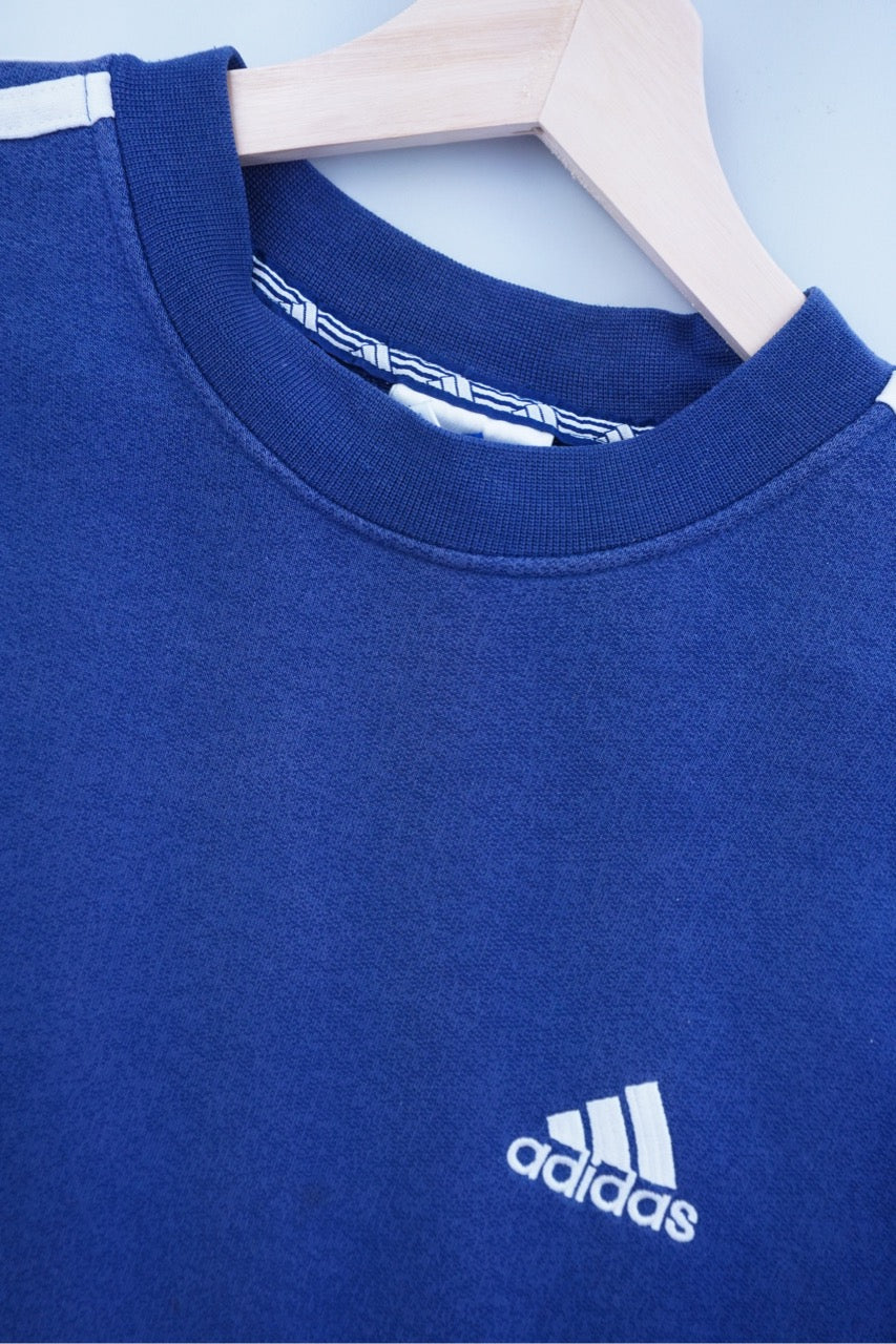 90s Adidas Sweatshirt Blue M/L