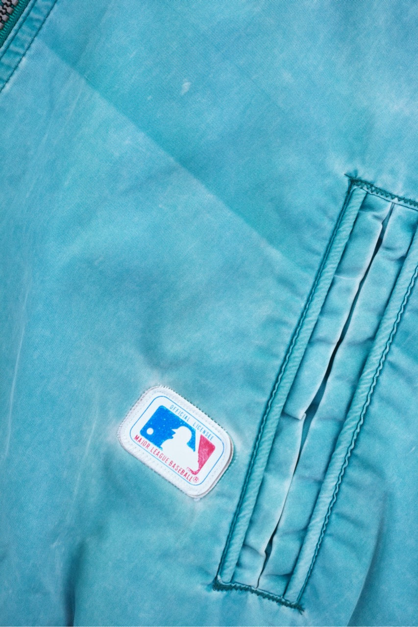 90s Campri Teamline Oakland Athletics Jacket Green  M/L