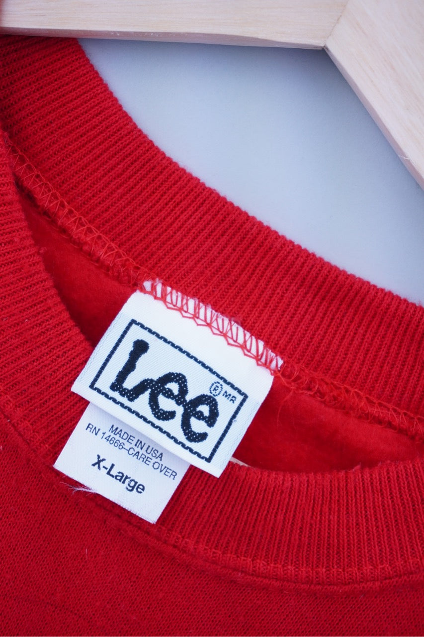 90s Lee Nigell Mansell Formula 1 Sweatshirt Red L