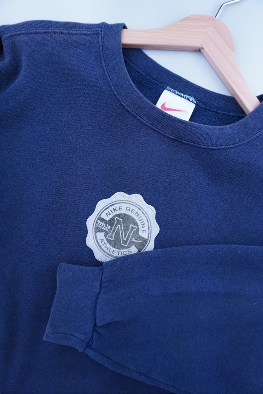 90s Nike Sweatshirt Navy M