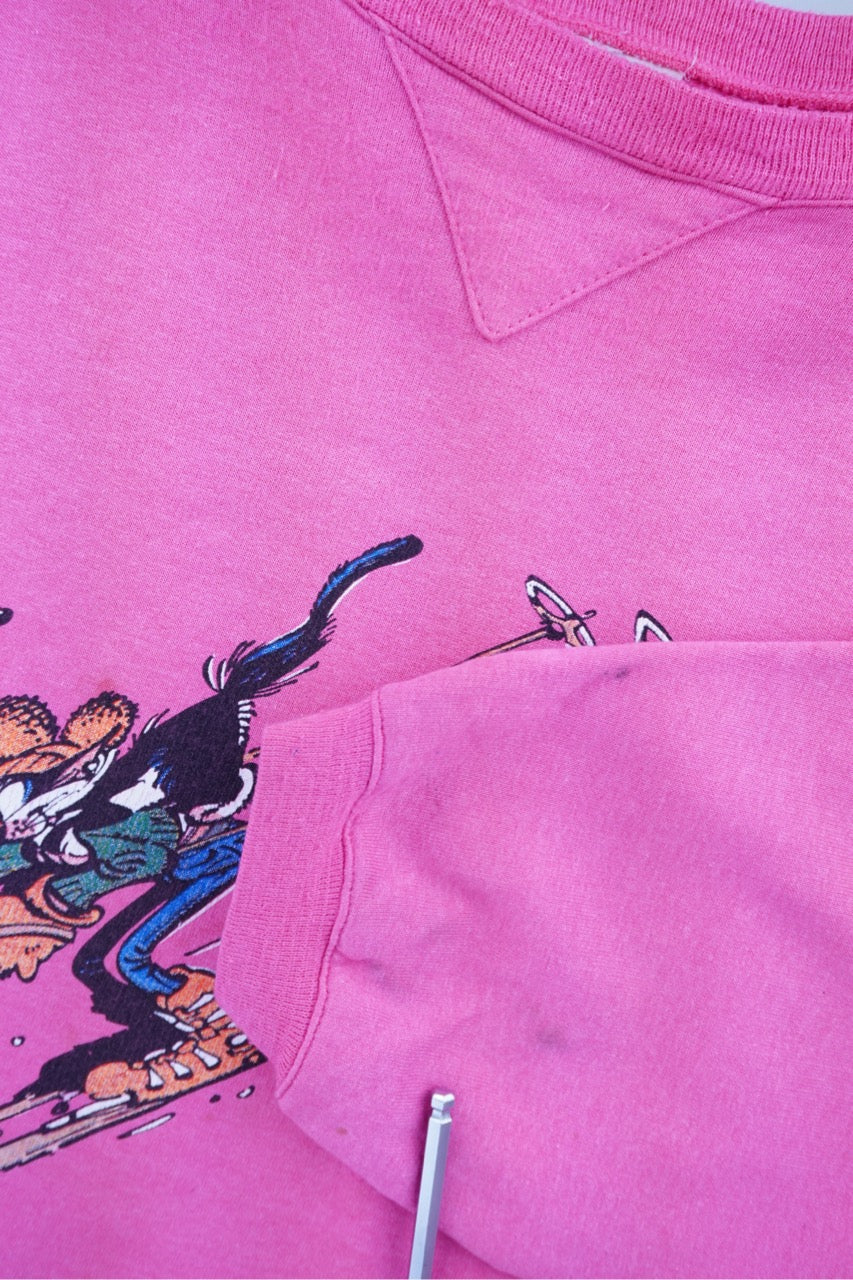 80s Gaston Sweatshirt Pink L
