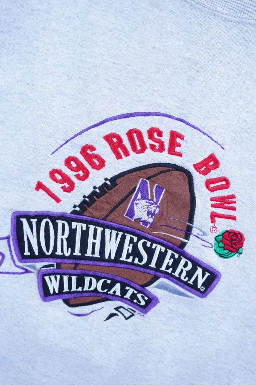 90s Saints Northwestern Wildcats NCAA Sweatshirt Grey XL