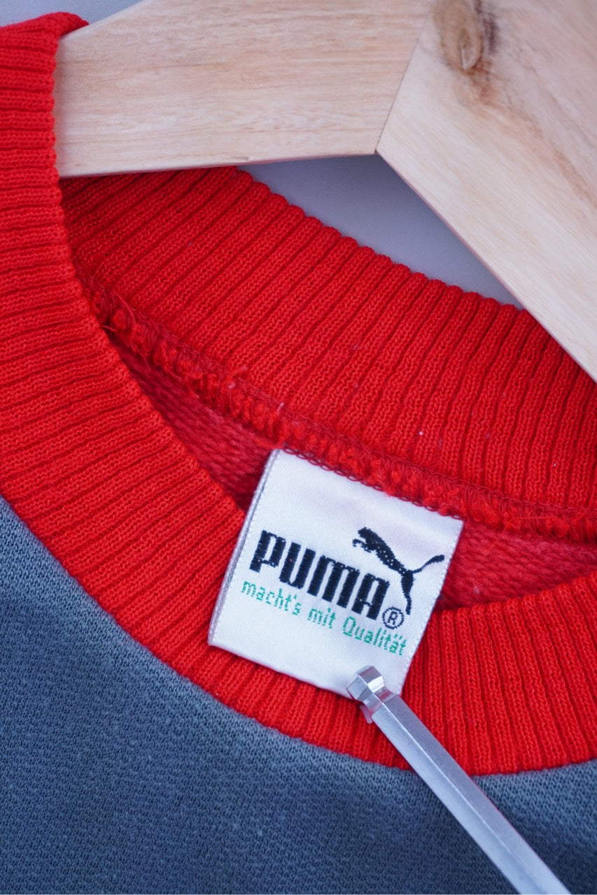 90s Puma Sweatshirt Red M