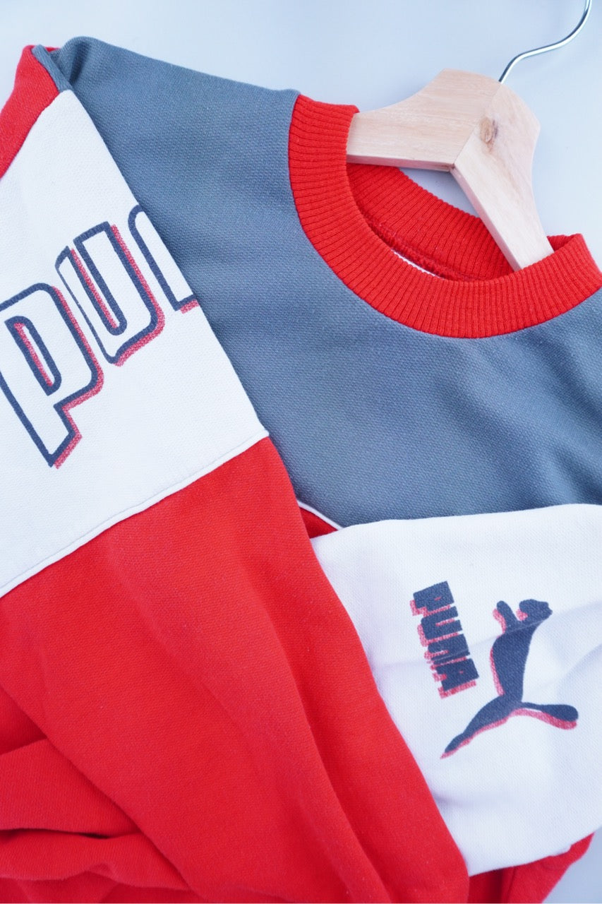 90s Puma Sweatshirt Red M
