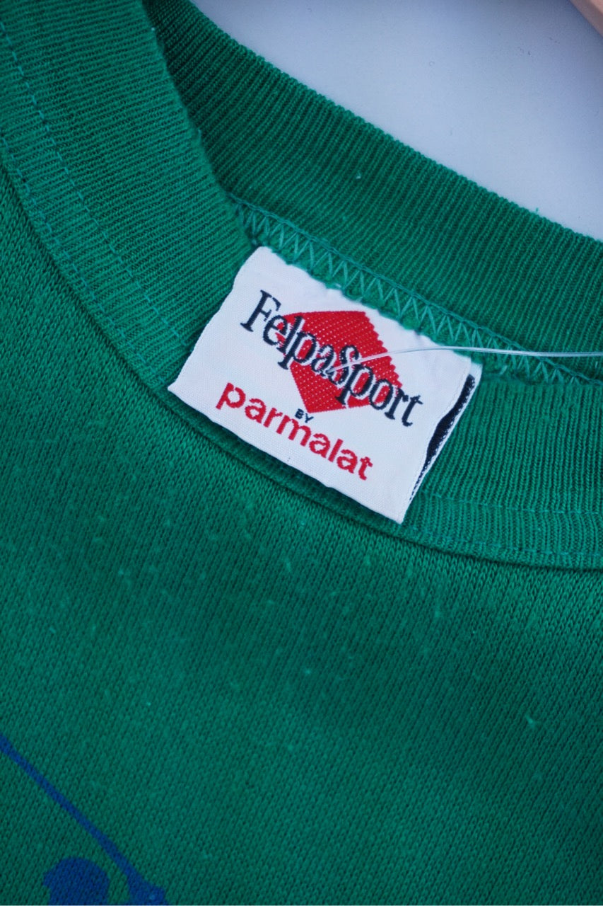 80s Felpa Sport Golf Sweatshirt Green L