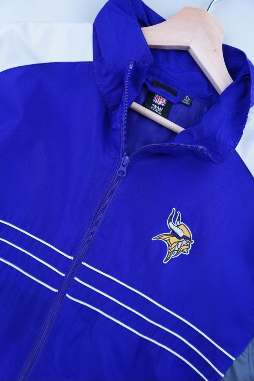 00s Reebok NFL Minnesota Vikings Jacket Purple XL