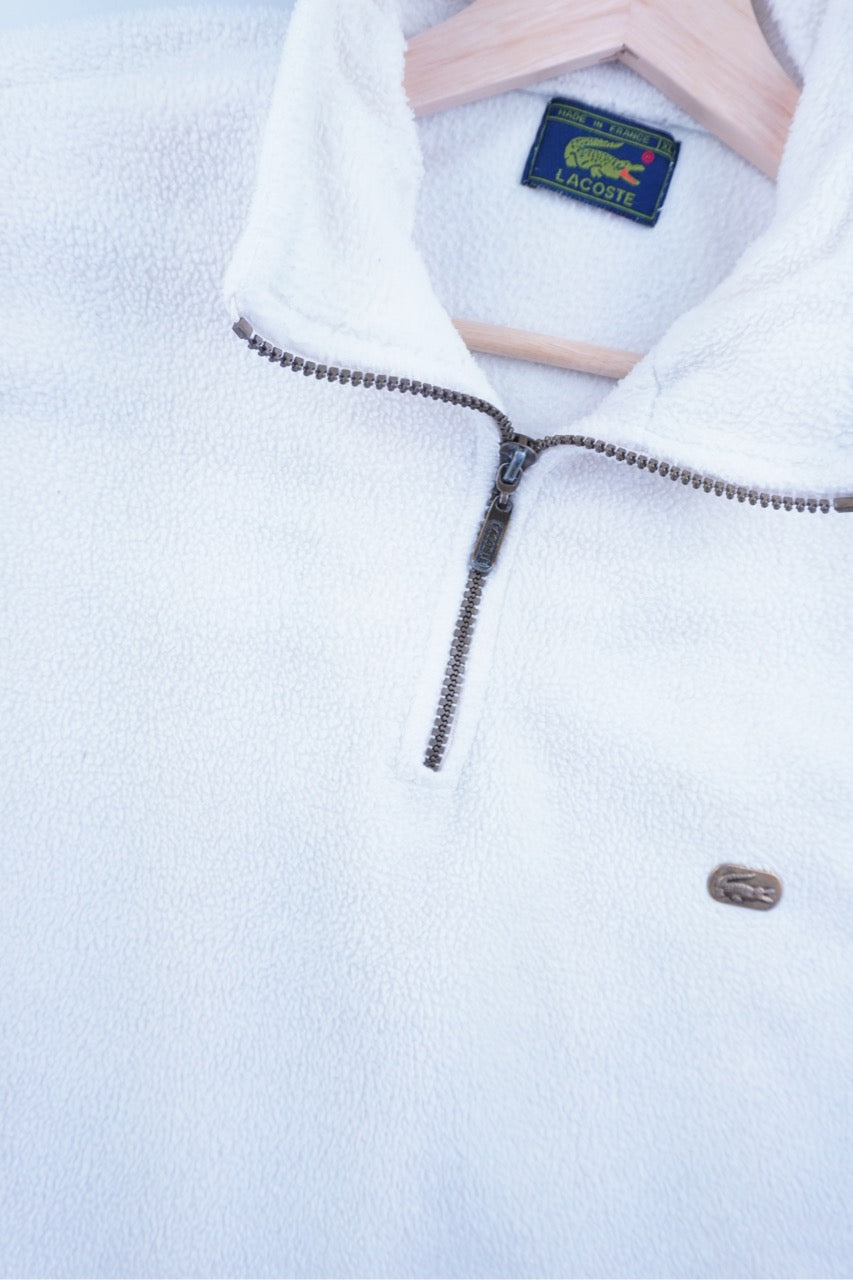 90s Lacoste Fleece Creme XL