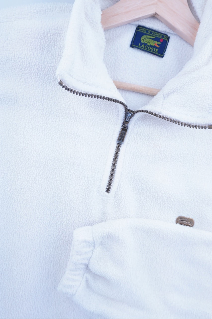 90s Lacoste Fleece Creme XL