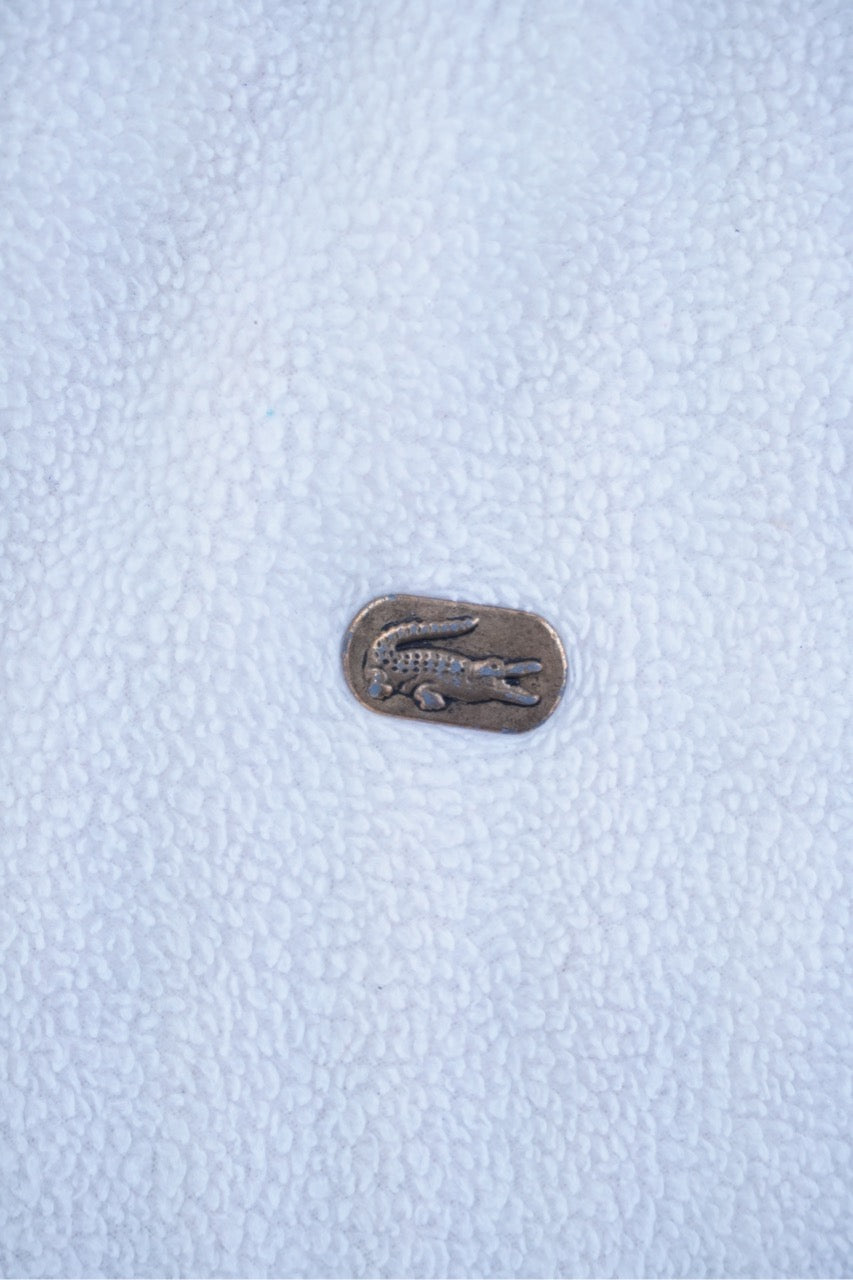 90s Lacoste Fleece Creme XL