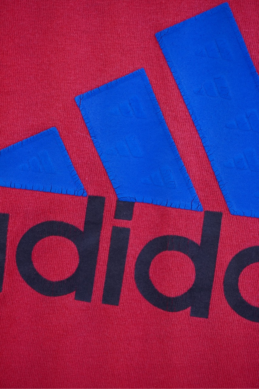 90s Adidas T-Shirt Red L