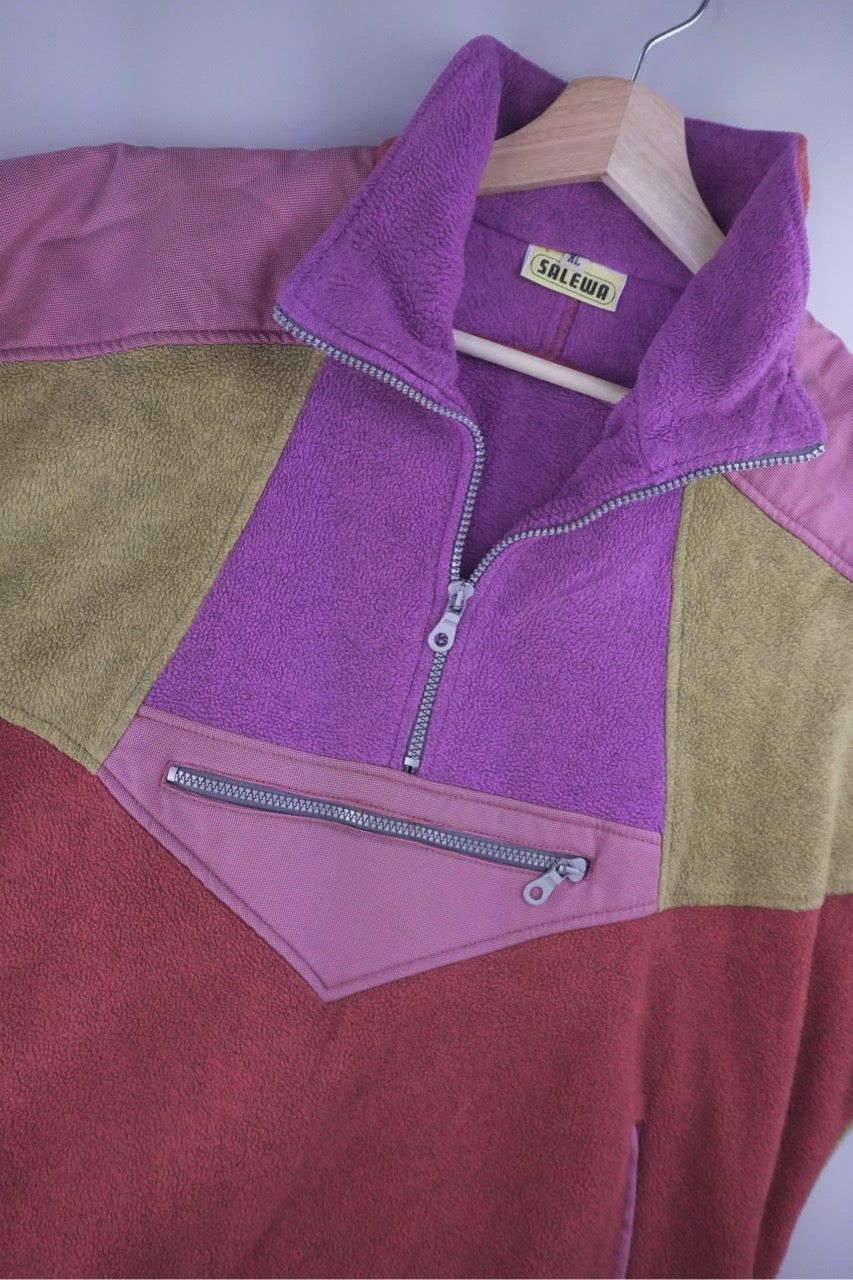 90s Salewa Crazy Fleece Red XL