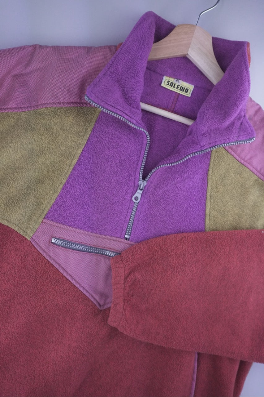 90s Salewa Crazy Fleece Red XL