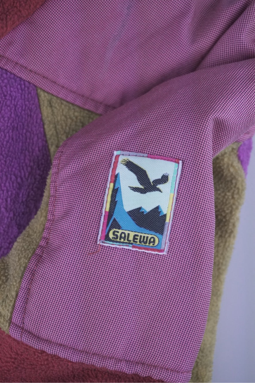 90s Salewa Crazy Fleece Red XL