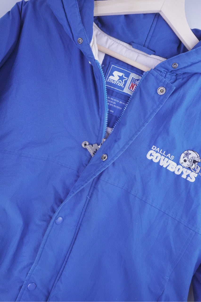90s Starter Dallas Cowboys NFL Jacket Blue M/L