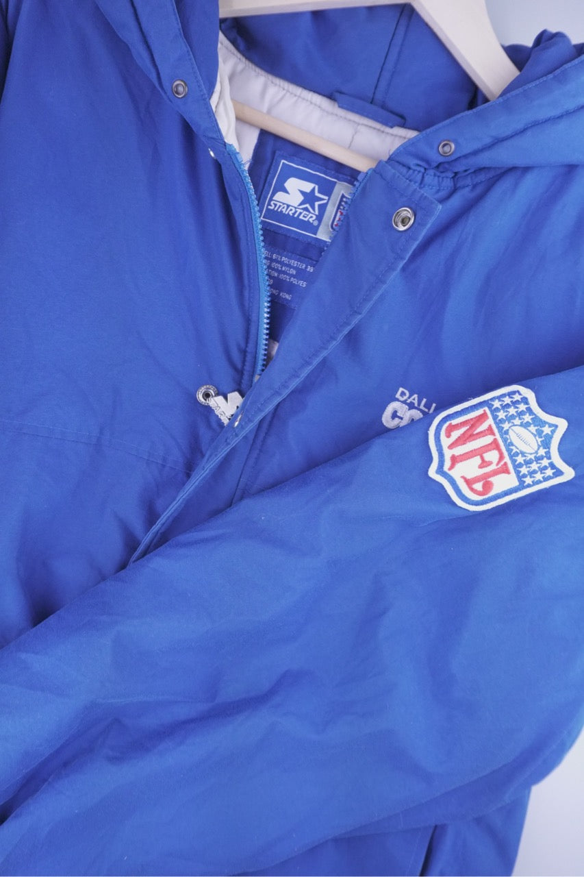 90s Starter Dallas Cowboys NFL Jacket Blue M/L