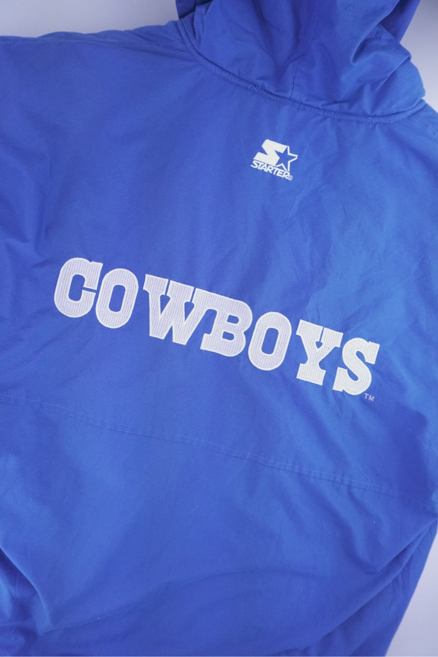 90s Starter Dallas Cowboys NFL Jacket Blue M/L