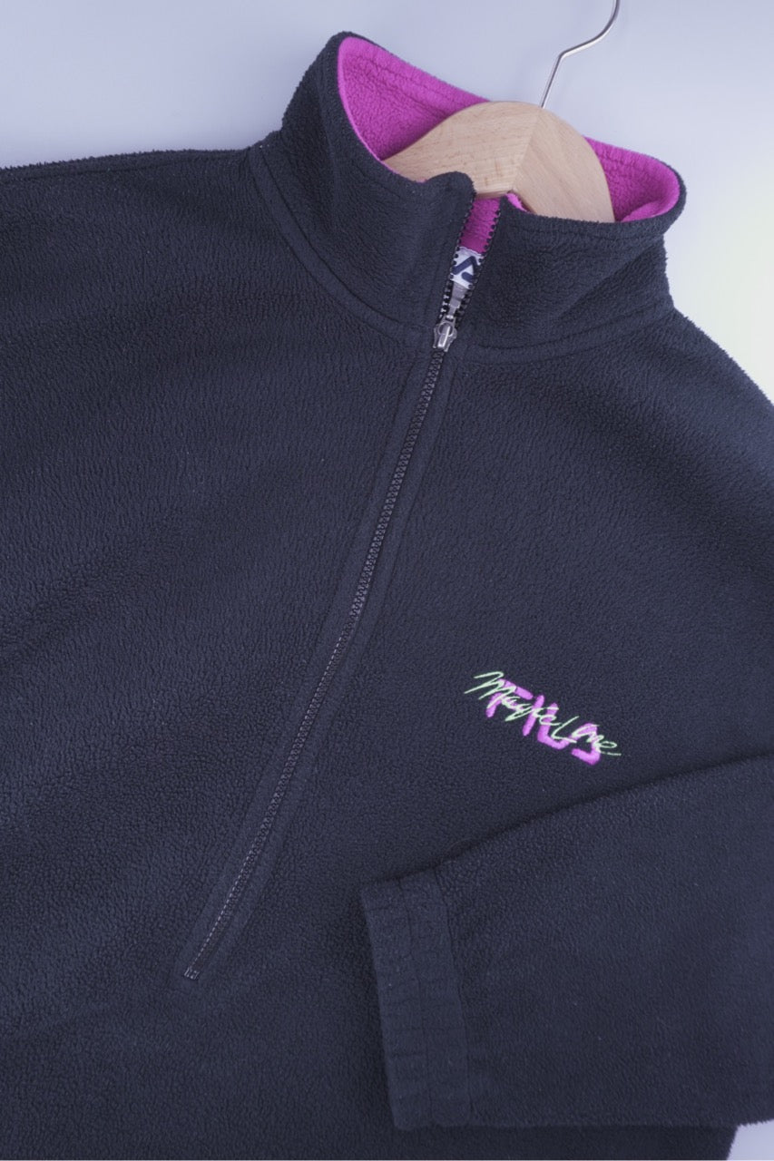 80s Fila Magic Line Fleece Black L