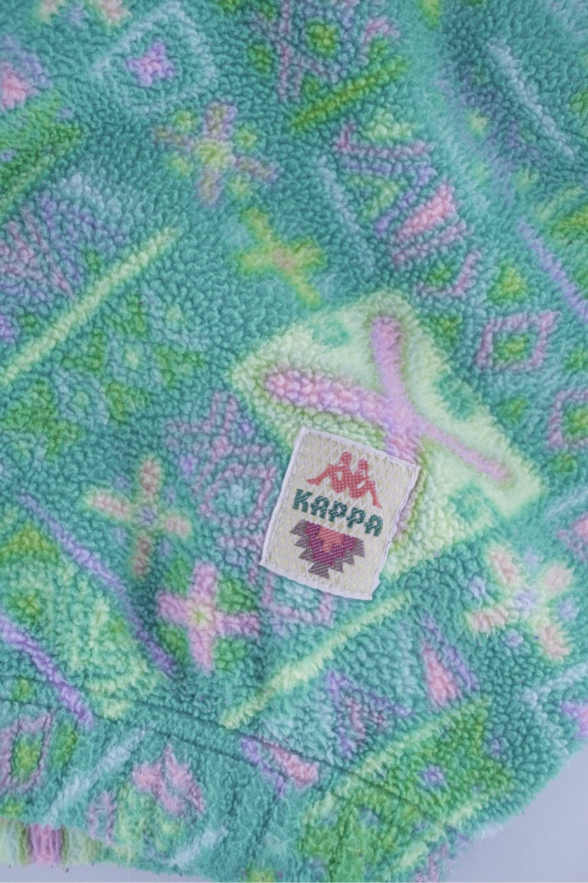 70s Kappa Fleece Green S