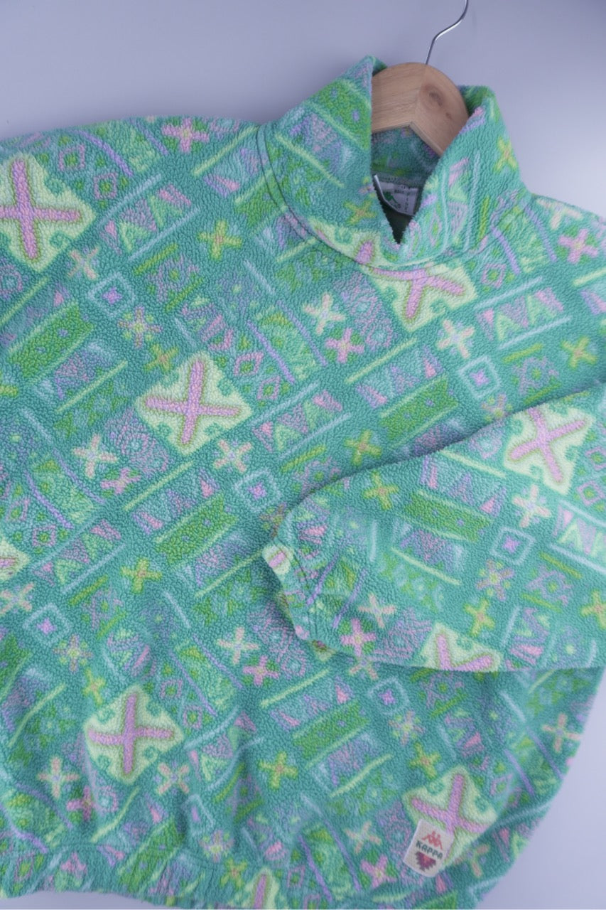 70s Kappa Fleece Green S