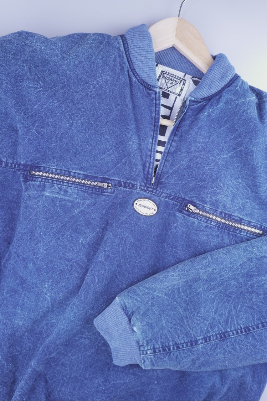 90s Blowout L.A. Sweatshirt Blue L