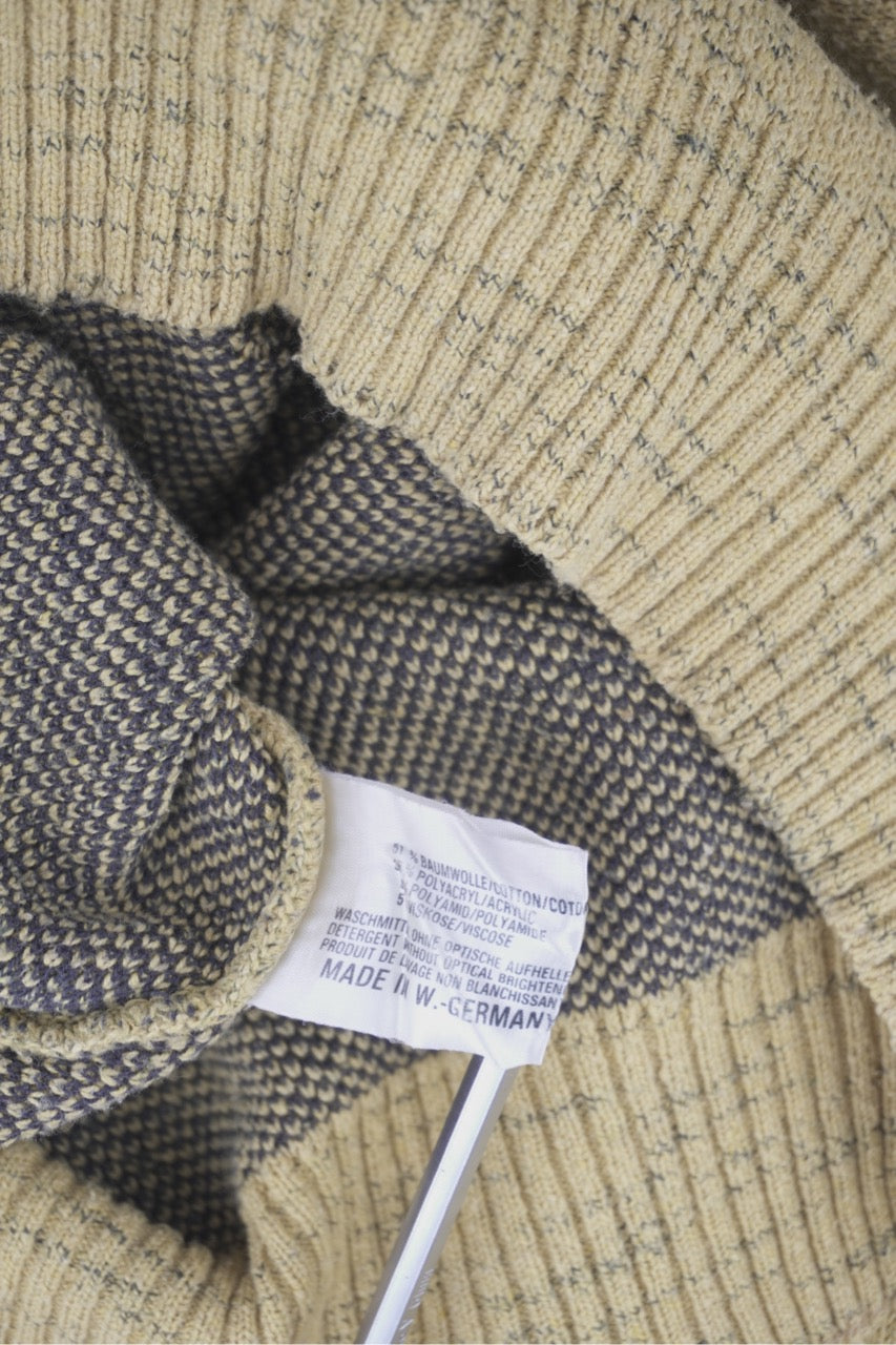 80s Carlo Colucci Knit Sweater Yellow L