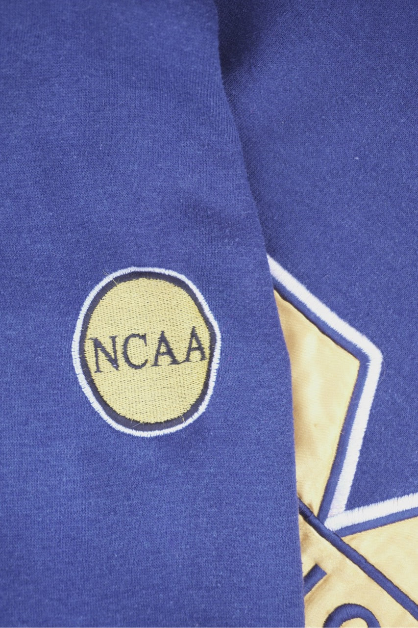 90s Starter Michigan Wolverines NCAA Sweatshirt Navy Blue XL