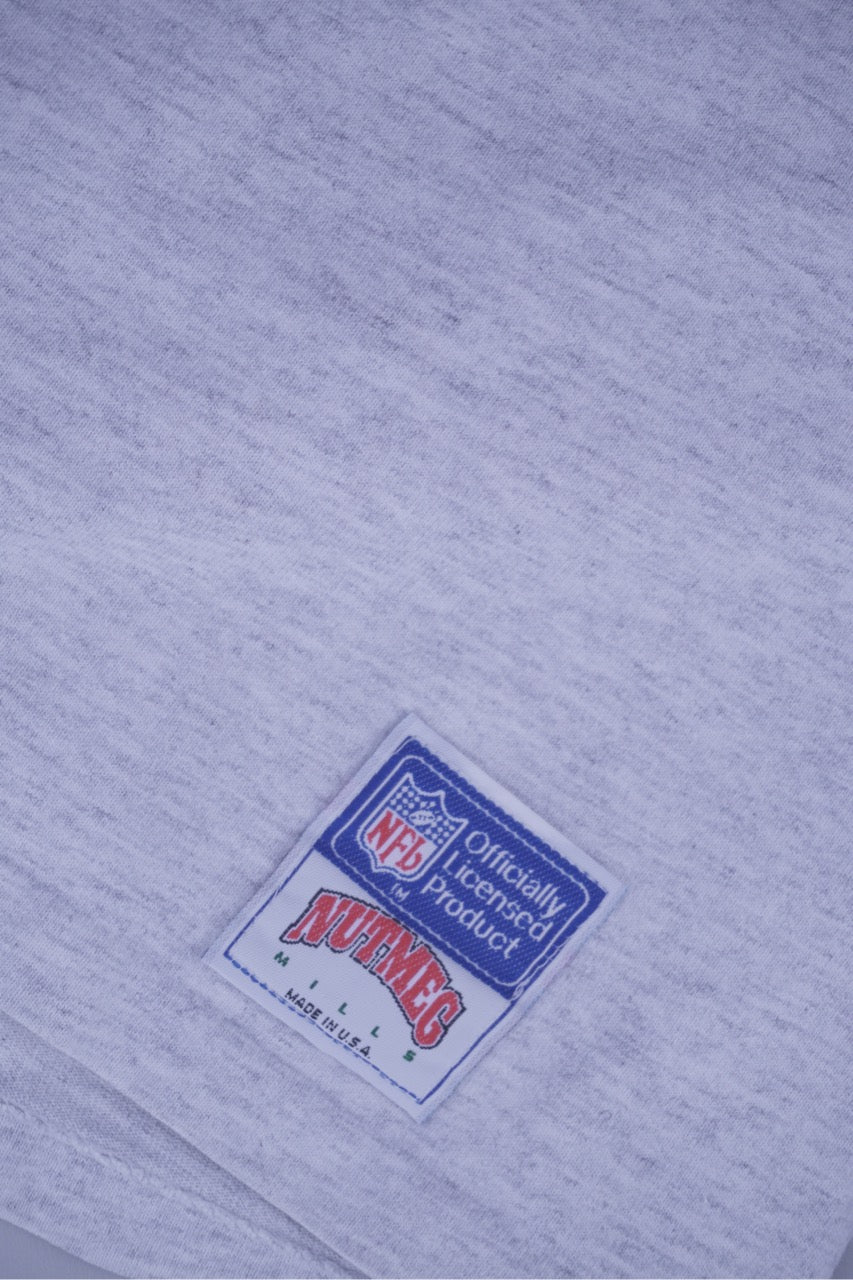 90s Nutmeg Mills New York Giants NFL T-Shirt Grey L