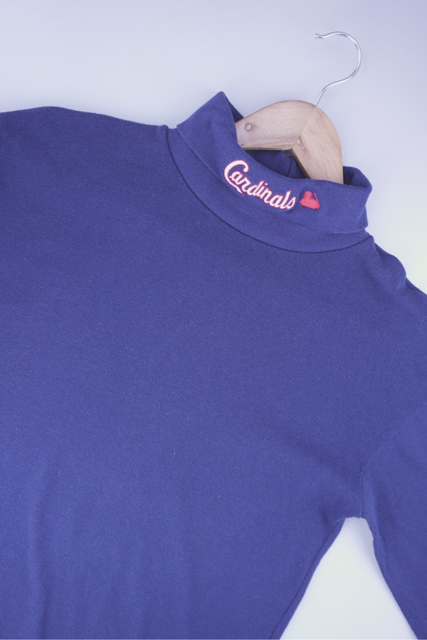 90s Majestic ST. Louis Cardinals ML B Sweatshirt Navy Blue M