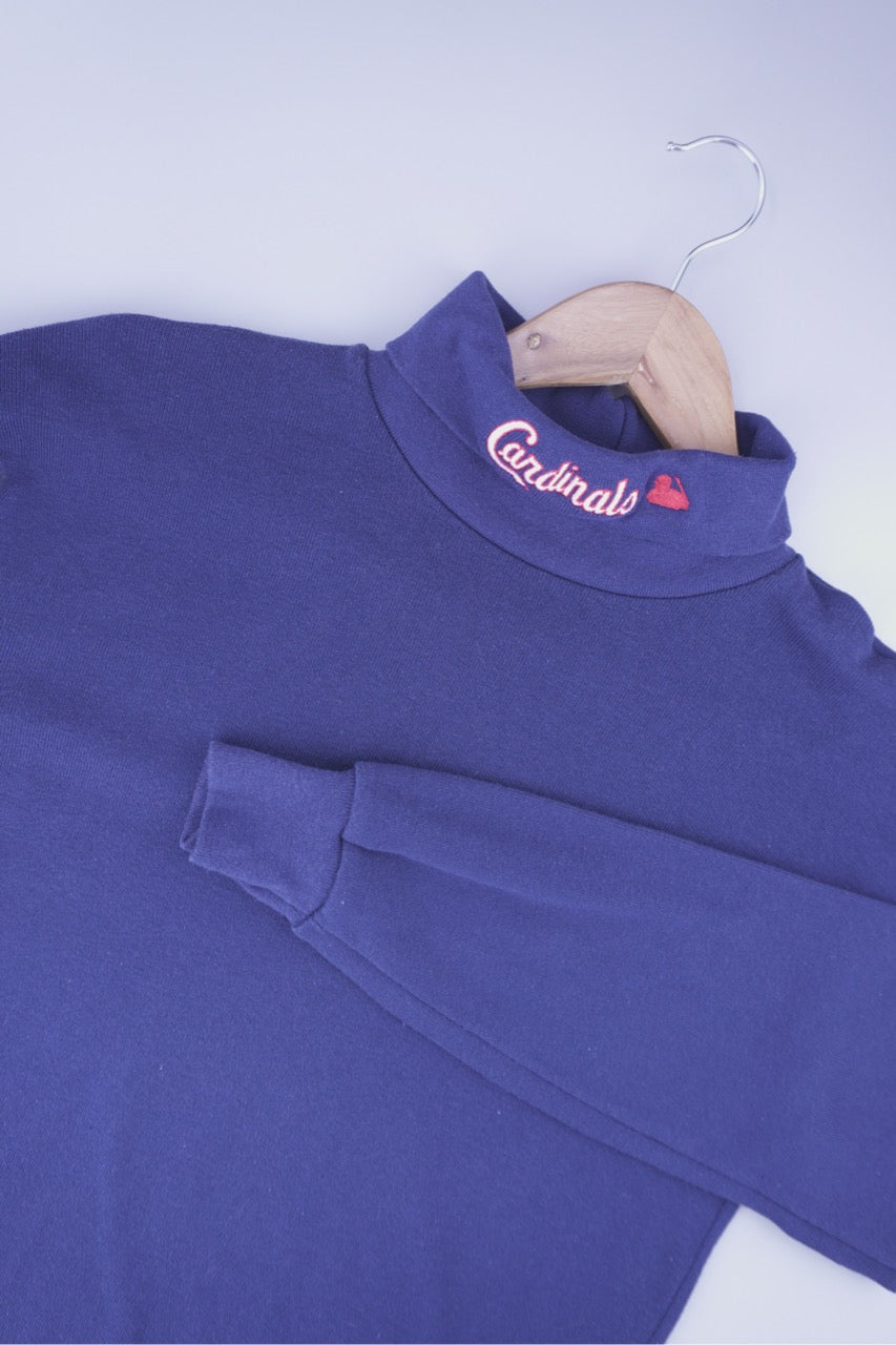 90s Majestic ST. Louis Cardinals ML B Sweatshirt Navy Blue M